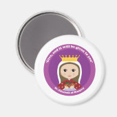 ハンガリーの聖エリザベス マグネット (正面/裏面)