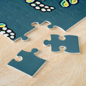 ハンガリーの花の模様 ジグソーパズル (側面)