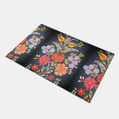 ハンガリーの花鮮やか色 ドアマット (アングル)