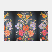 ハンガリーの花鮮やか色 ドアマット (正面)