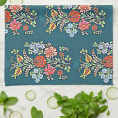 ハンガリーの花 キッチンタオル (折り畳み)