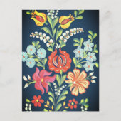 ハンガリーの花 ポストカード (正面)