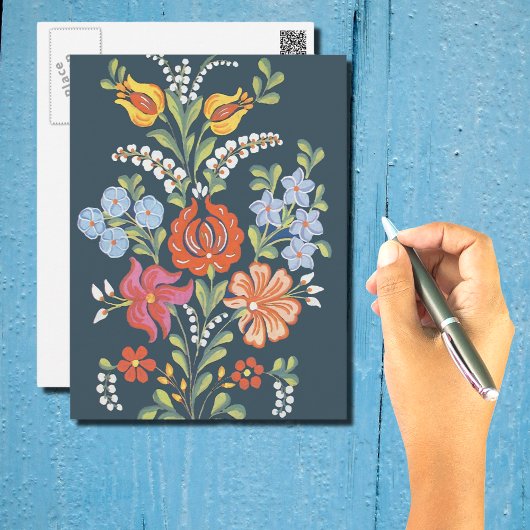 ハンガリーの花 ポストカード