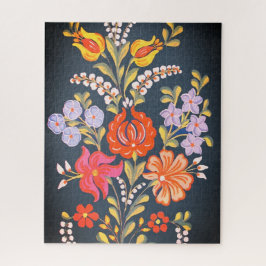 ハンガリーの花 – 鮮やか色 ジグソーパズル