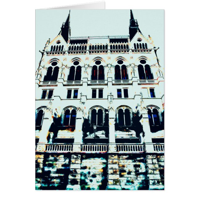 ハンガリーの議会の絵画 (正面)