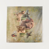 ハンガリーの金髪ヴィツラ タペストリー (正面(横))