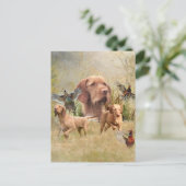 ハンガリーの金髪ヴィツラ ポストカード (スタンド正面)