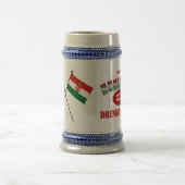 ハンガリーの飲むチーム ビールジョッキ (中央)