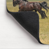 ハンガリーの騎兵と馬 マウスパッド (コーナー)