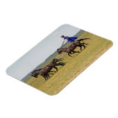 ハンガリーの騎兵と馬 マグネット (左側)