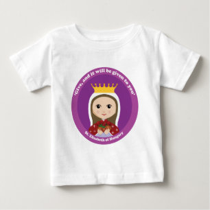ハンガリーのSt.エリザベス ベビーTシャツ