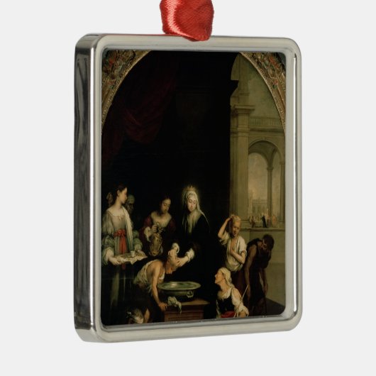 ハンガリーのSt.エリザベス メタルオーナメント (右)