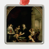 ハンガリーのSt.エリザベス メタルオーナメント (正面)