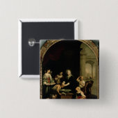 ハンガリーのSt.エリザベス 缶バッジ (正面&裏面)