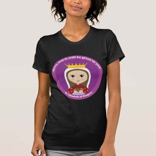 ハンガリーのSt.エリザベス Tシャツ (正面)