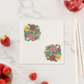 ハンガリーはっきりしたフローラ スタンダードカクテルナプキン (インサイチュ)