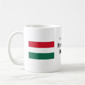 …ハンガリーアメリカのマグがあること誇りを持った コーヒーマグカップ (左)