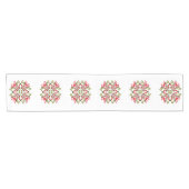 ハンガリーエスニックフォーク植物芸術 ショートテーブルランナー (横)