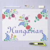 ハンガリーカロッサエンブリタリーフォークアート 薄葉紙 (クラフト)