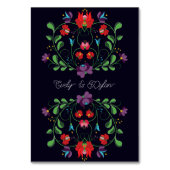 ハンガリーカロッサフォーク-フローラブ素朴ルーデザイン テーブルナンバー (裏面)