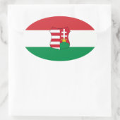 ハンガリーカーオーバル 楕円形シール (バッグ)