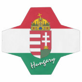 ハンガリーサッカー&ハンガリー国旗/スポーツ サッカーボール (フラット)