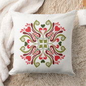 ハンガリーチューリップフローラモチーフ クッション (ブランケット)