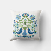 ハンガリーデザインブルーバード クッション (裏面)