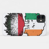 ハンガリーハンガリーアイルランドの木のルーツ国旗 Case-Mate iPhoneケース (裏面(横))