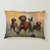 ハンガリービズラアート アクセントクッション (裏面)