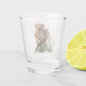 ハンガリービズラアート ショットグラス (裏面)