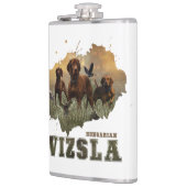 ハンガリービズラアート フラスク (左)