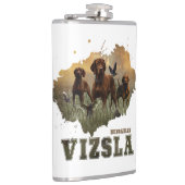 ハンガリービズラアート フラスク (右)