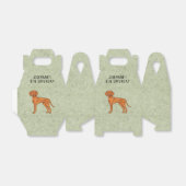 ハンガリービズラキュートポインタードッグ文字グリーン フェイバーボックス (折り畳みなし)