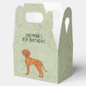 ハンガリービズラキュートポインタードッグ文字グリーン フェイバーボックス (オープン)