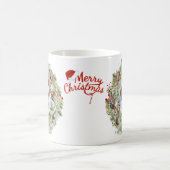 ハンガリービズラクリスマスリース コーヒーマグカップ (中央)