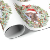 ハンガリービズラクリスマスリース ラッピングペーパー (ロールコーナー)