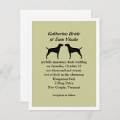 ハンガリービズラス結婚式招待状 招待状 (正面/裏面)