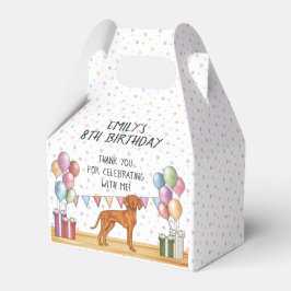 ハンガリービズラドッグパステル誕生日サンキューユユー フェイバーボックス