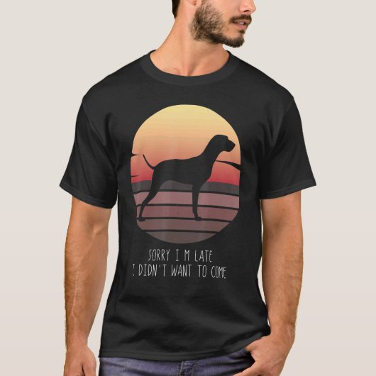 ハンガリービズラドッグレトロ1 Tシャツ (正面)