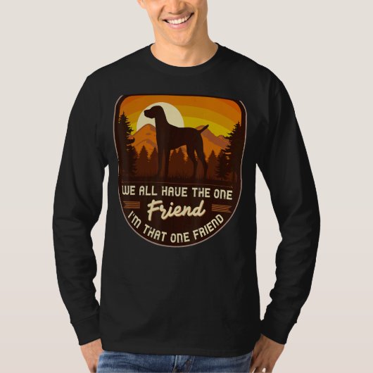 ハンガリービズラドッグレトロ5 Tシャツ (正面)