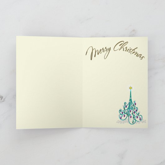 ハンガリーフォークアートクリスマス シーズンカード (内部)