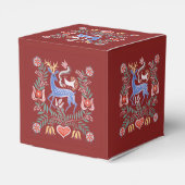 ハンガリーフォークアートディアー フェイバーボックス (裏面サイド)