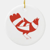 ハンガリーフォークアートフローラセラミックオーナメント セラミックオーナメント (裏面)