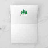 ハンガリーフォークアートメリークリスマスハッピーニューイヤー カード (内部)