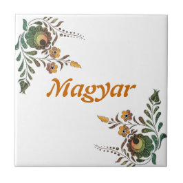 ハンガリーフォークアート タイル