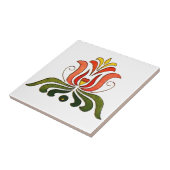 ハンガリーフォーク花 タイル (側面)