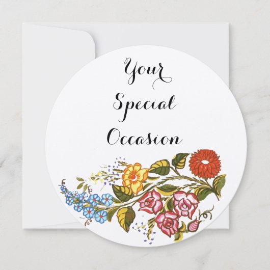 ハンガリーフローラNO2 招待状 (正面)