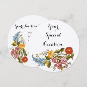 ハンガリーフローラNO2 招待状 (正面/裏面)