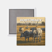 ハンガリーホルトバギー国立公園トラベル マグネット (正面/裏面)